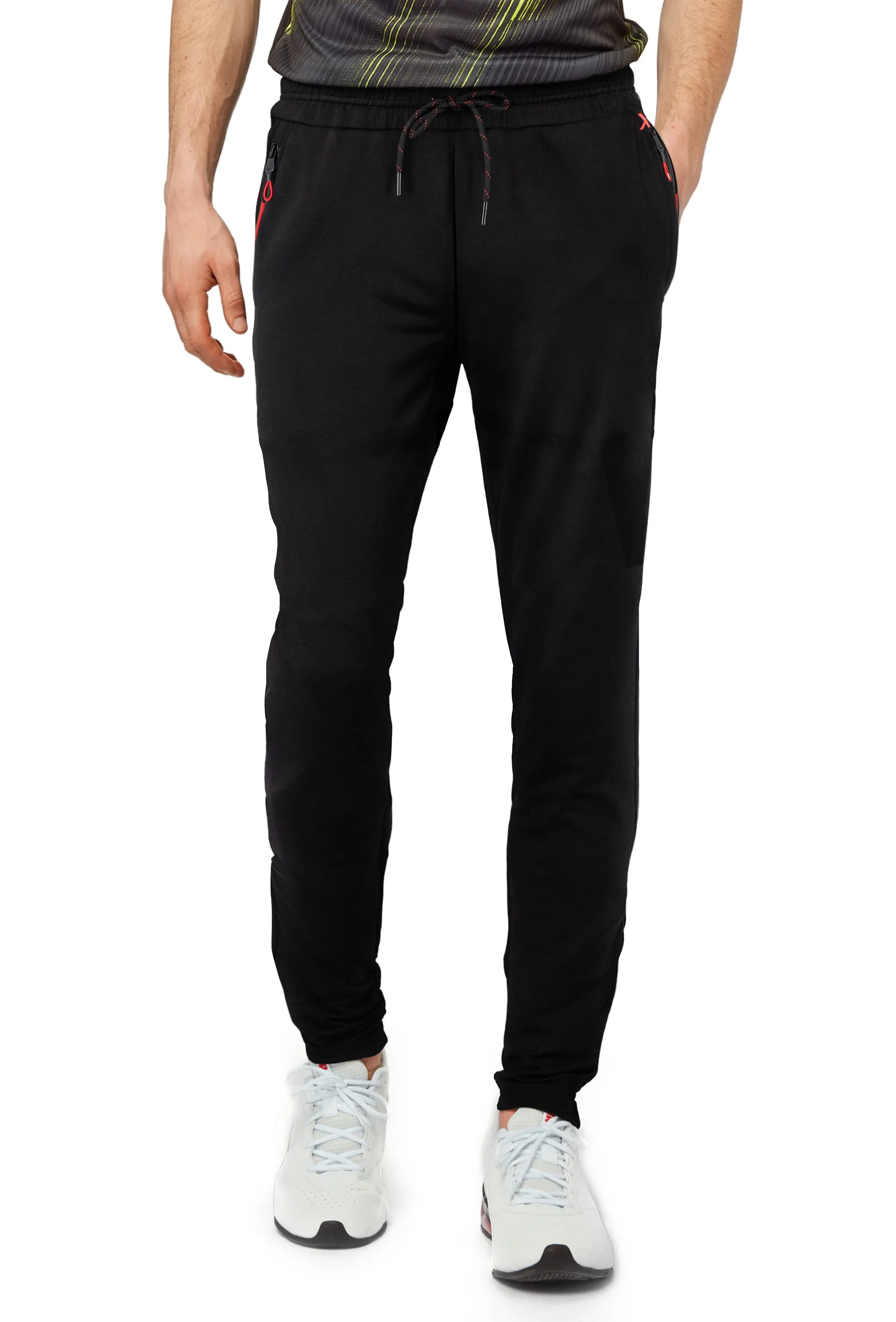 X RAY Men's Fashion Fleece Jogger Sweatpants With Zip Pockets & Elastic Bottom